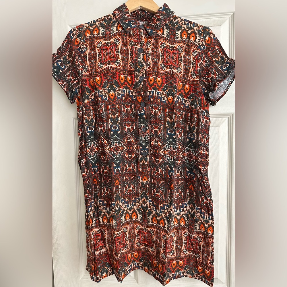 Urban Outfitters, collared mini dress.